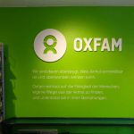 Oxfam in Göttingen - Innenbeschilderung