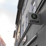 Oxfam in Erfurt - Ausstecker